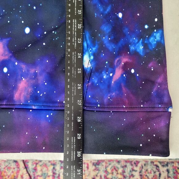 NASA Galaxy Celestial Space Nebula Stars Astronomy 3D All Over Print Hoodie Sz L - Picture 8 of 8